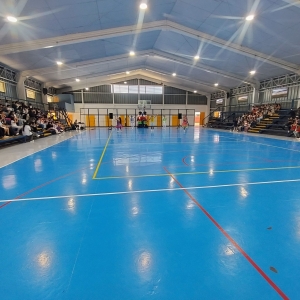 Estudiantes disfrutan de un divertido show navideño infantil 